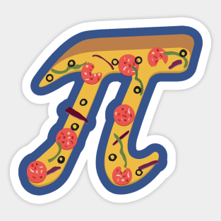 Pizza Pi Sticker